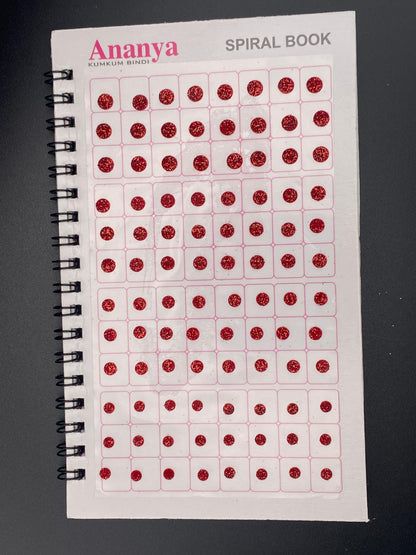 Mini Size Glitter Ananya Bindi Book (Zari) - 960 Dots