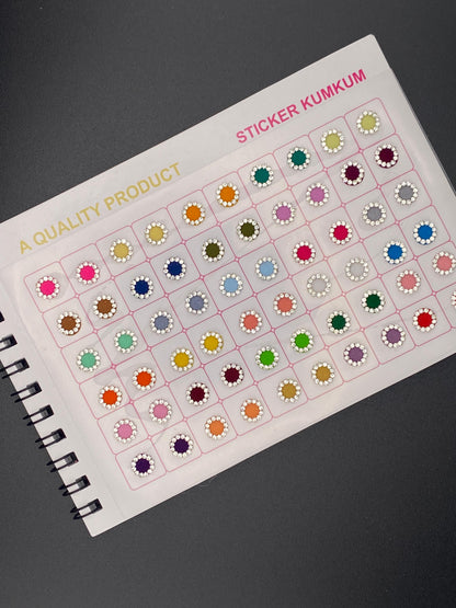 Bindi Book - 300 bindi book WT stone pestal premium