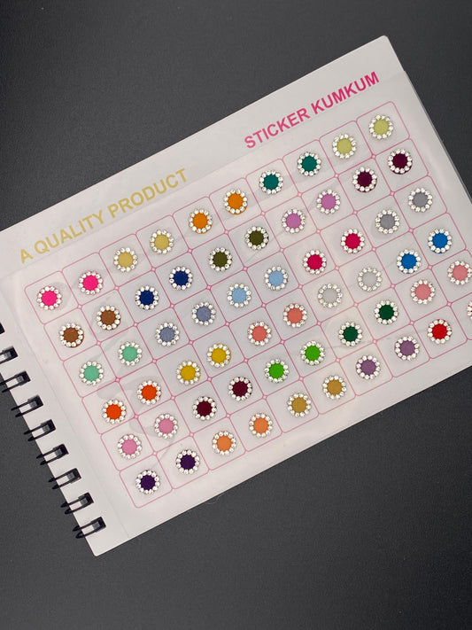 Bindi Book - 300 bindi book WT stone pestal premium