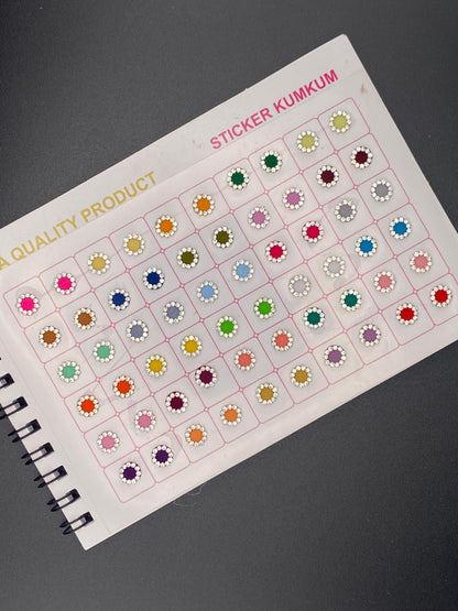 Bindi Book - 300 bindi book WT stone pestal premium