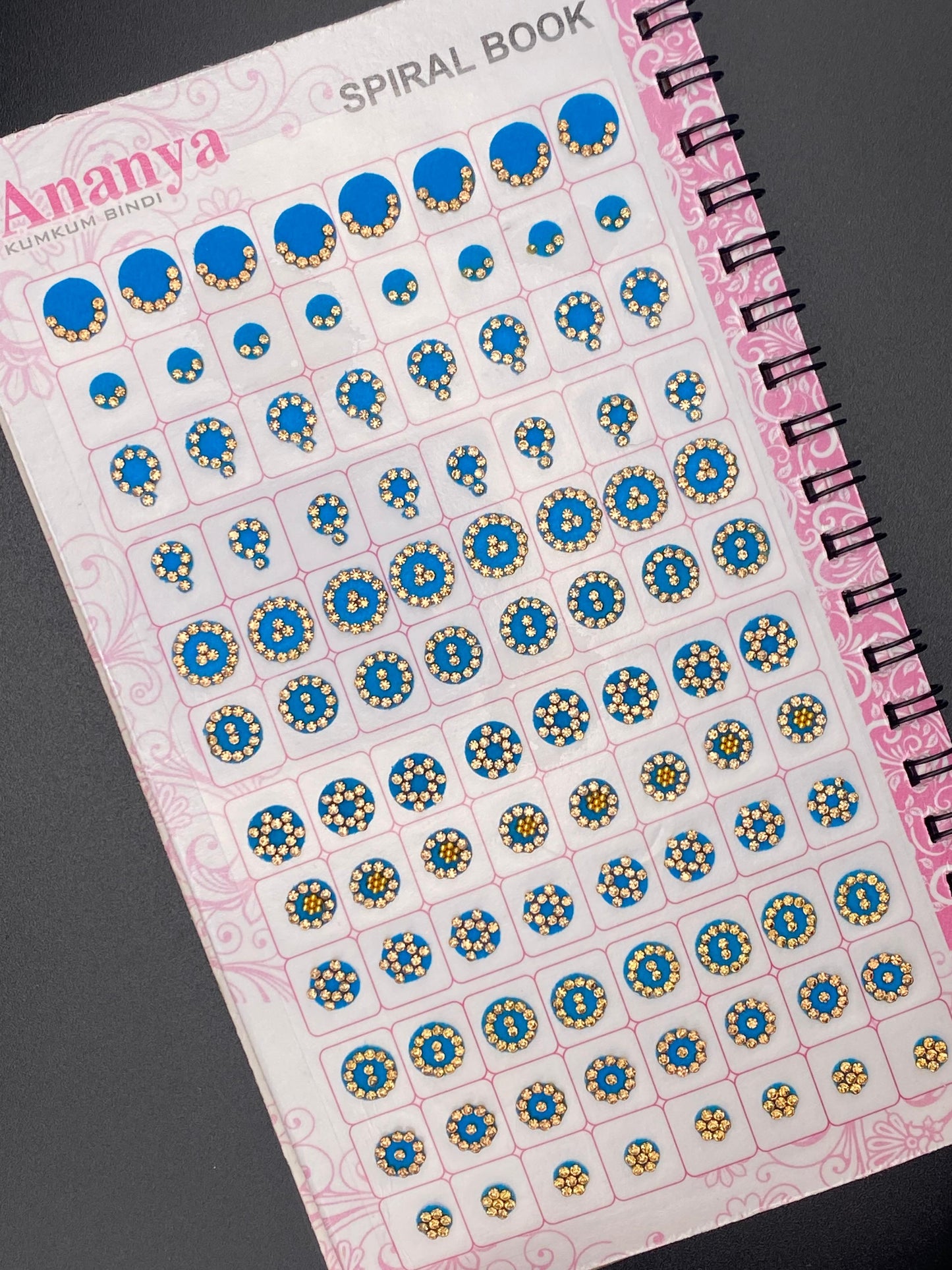 Ananya Fancy lct Stone  Bindi Book 1 (960Dots)