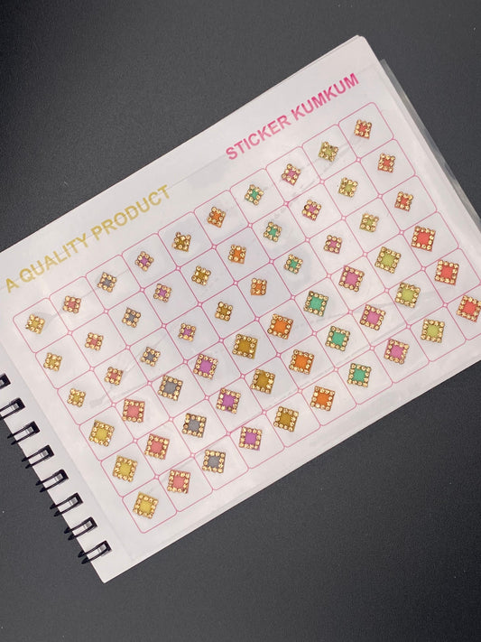 Navya Fancy Mix Shape Pestal Bindi Book