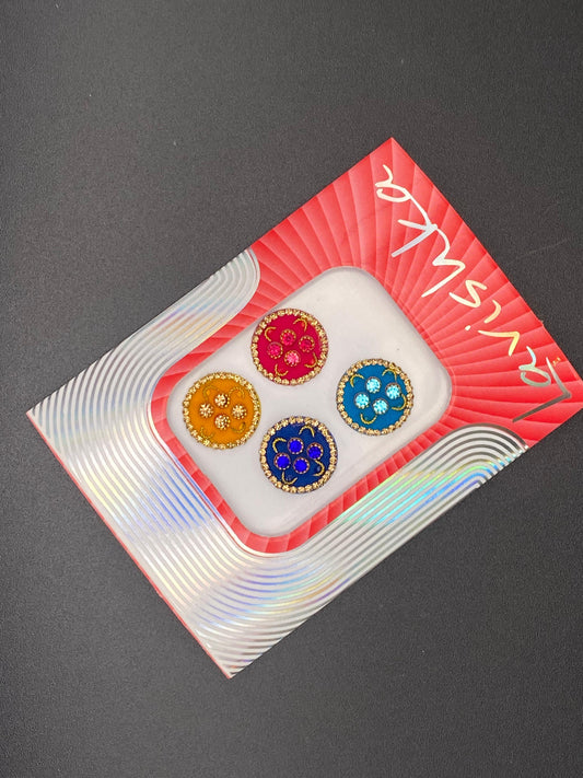 Fancy Multicolour Bindi Card - LV99