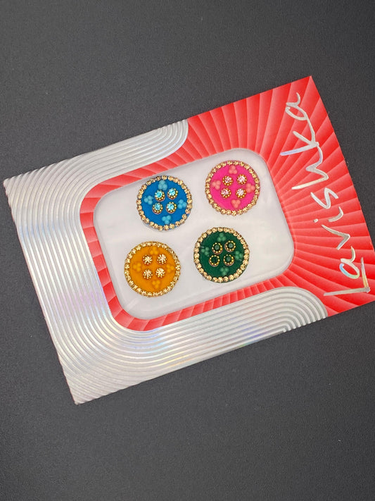 Fancy Multicolour Bindi Card - LV118