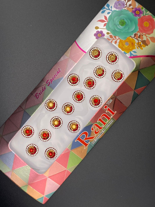 Large Bindi Card Red - RC777