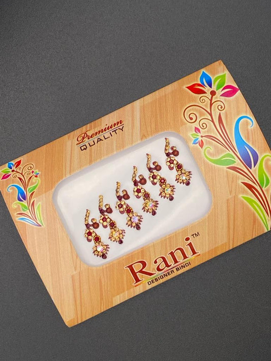 Small Rani Designer MRC Bindi Card- Product Code: RS32
