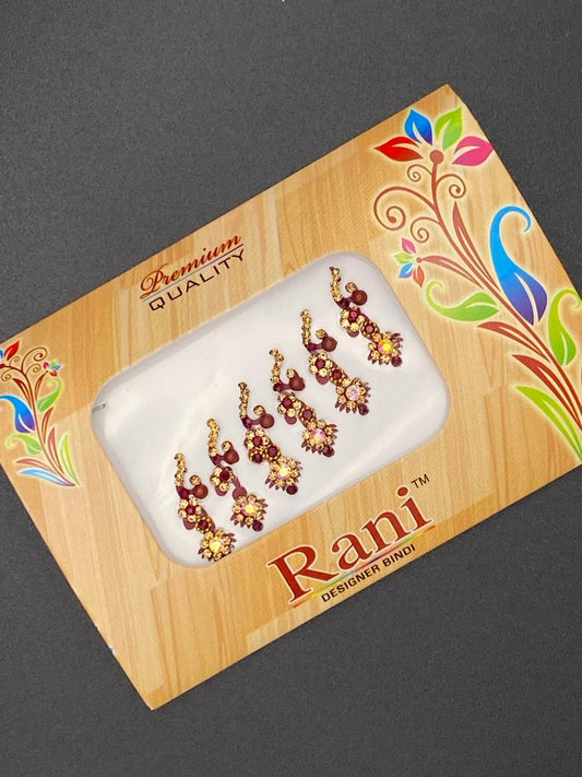 Small Rani Designer MRC Bindi Card- Product Code: RS34