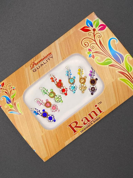 Small Rani Designer Color Bindi Card- Product Code: RS39