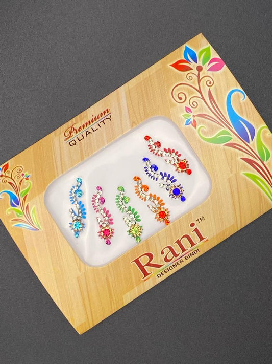 Small Rani Designer Color Bindi Card- Product Code: RS40