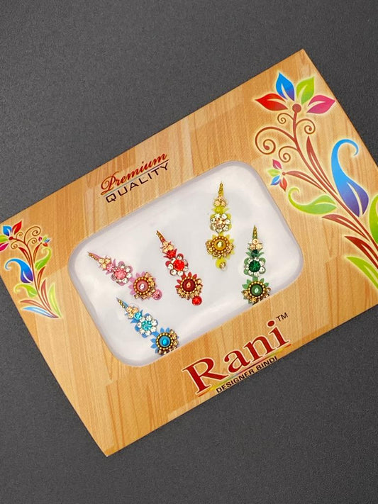 Small Rani Designer Color Bindi Card- Product Code: RS42