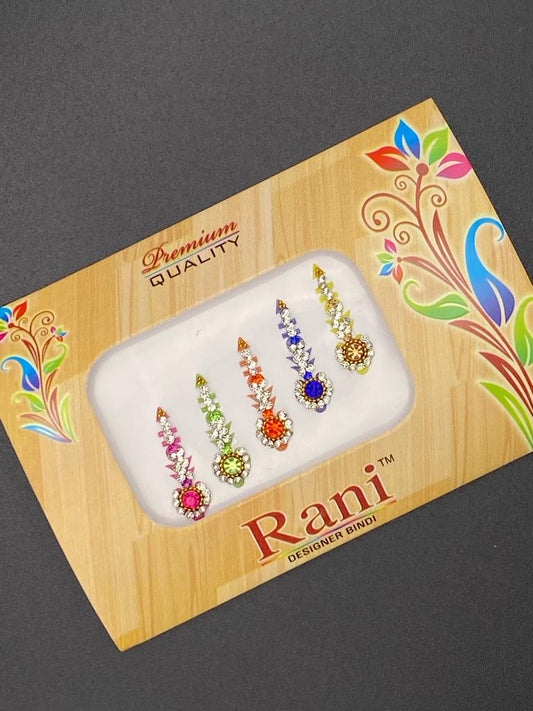 Small Rani Designer Color Bindi Card- Product Code: RS45