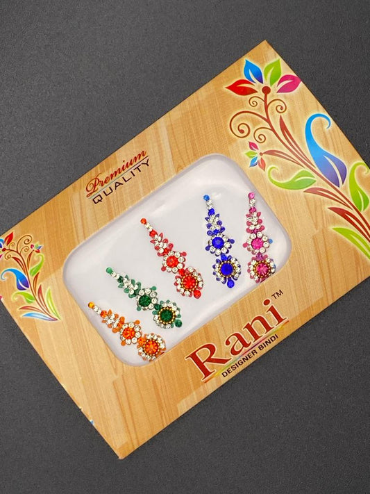 Small Rani Designer Color Bindi Card- Product Code: RS48