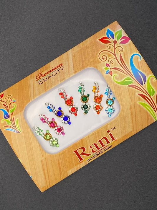 Small Rani Designer Color Bindi Card- Product Code: RS50