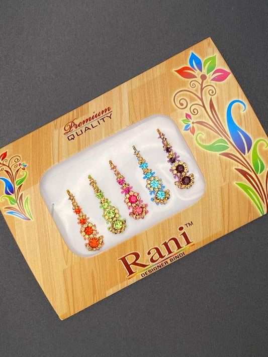 Small Rani Designer Color Bindi Card- Product Code: RS51