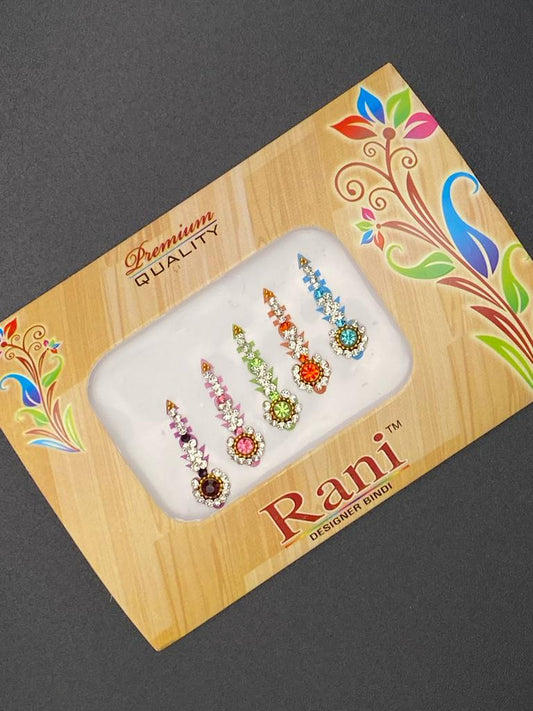 Small Rani Designer Color Bindi Card- Product Code: RS52