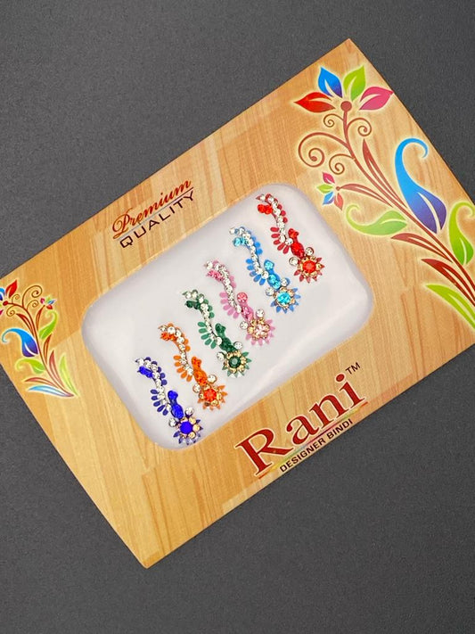Small Rani Designer Color Bindi Card- Product Code: RS53