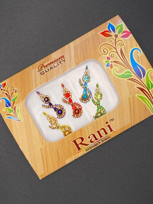Small Rani Designer Color Bindi Card- Product Code: RS54