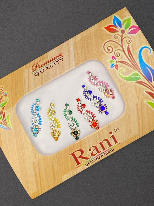 Small Rani Designer Color Bindi Card- Product Code: RS57