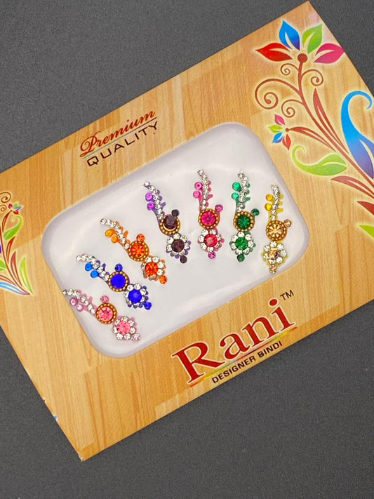 Small Rani Designer Color Bindi Card- Product Code: RS58