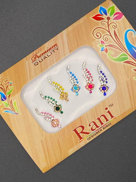 Small Rani Designer Color Bindi Card- Product Code: RS65