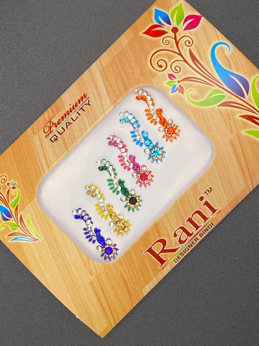 Small Rani Designer Color Bindi Card- Product Code: RS67