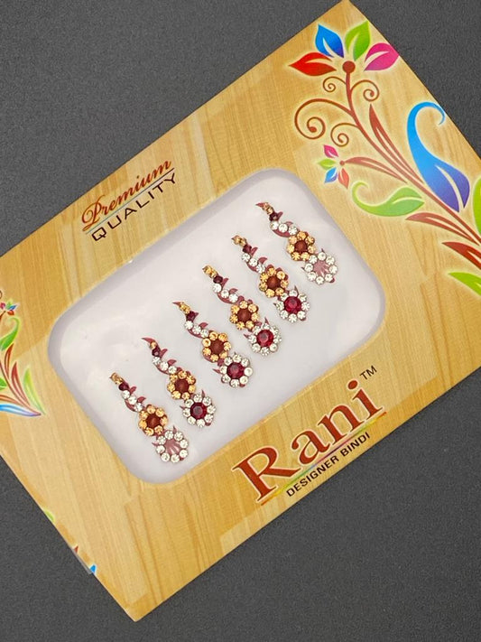 Small Rani Designer MRC Bindi Card- Product Code: RS72