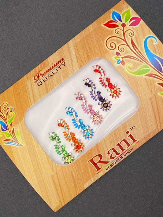 Small Rani Designer Color Bindi Card- Product Code: RS73