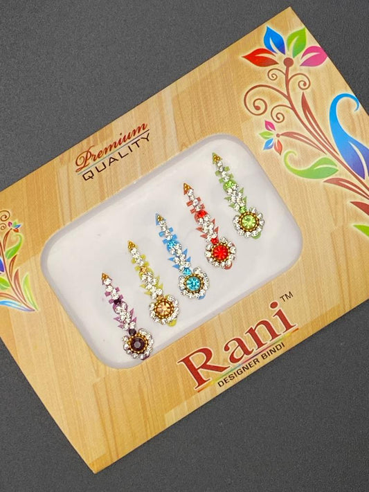 Small Rani Designer Color Bindi Card- Product Code: RS74