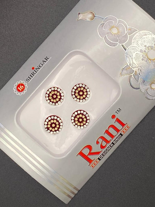 Small Rani Designer MRC Bindi Card- Product Code: RS81