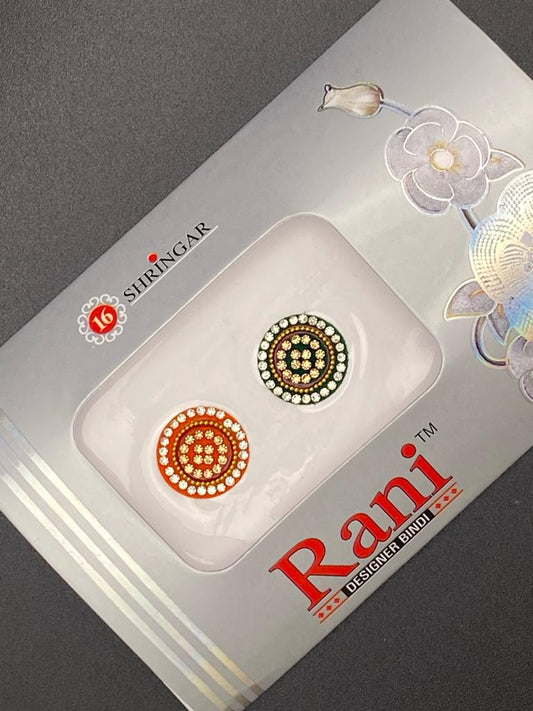 Small Rani Designer Color Bindi Card- Product Code: RS83