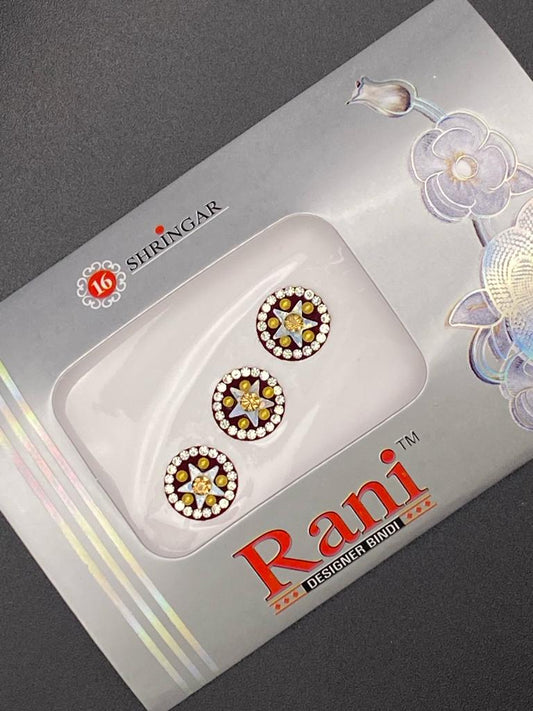 Small Rani Designer MRC Bindi Card- Product Code: RS86