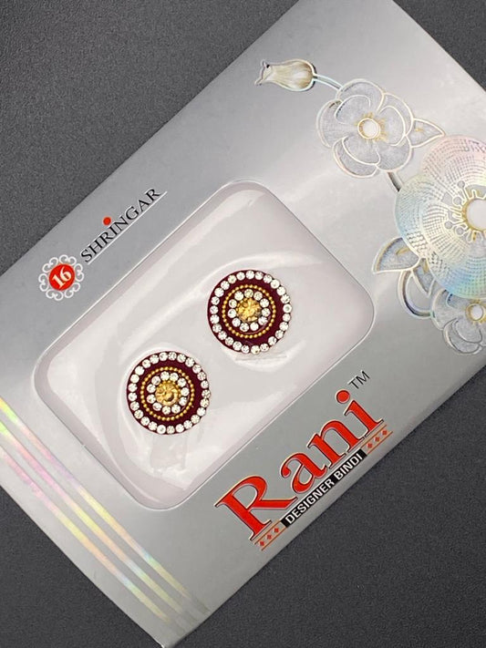 Small Rani Designer MRC Bindi Card- Product Code: RS89