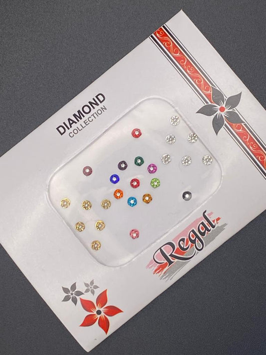 Regal Diamond Collection Color Bindi Card - RG22