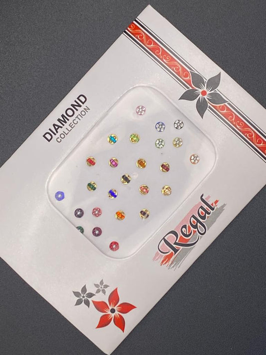 Regal Diamond Collection Color Bindi Card - RG25