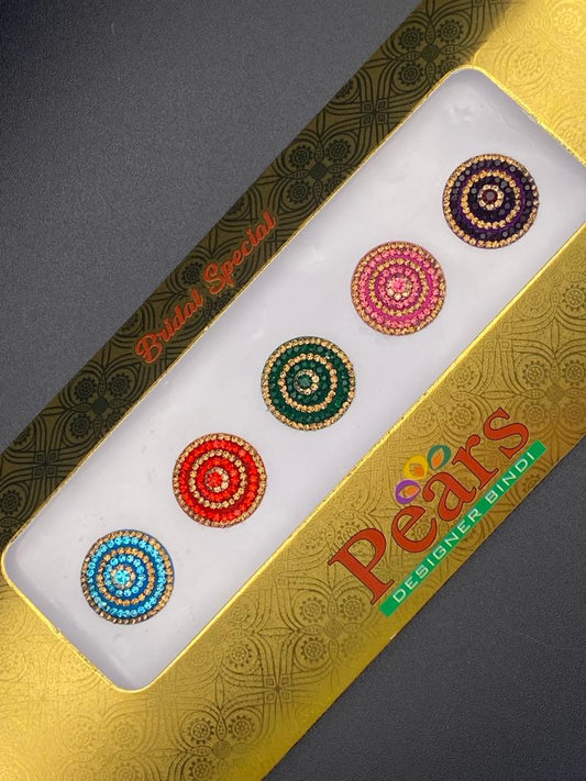Pears Color Fancy Bindi Card - Product Code: P32