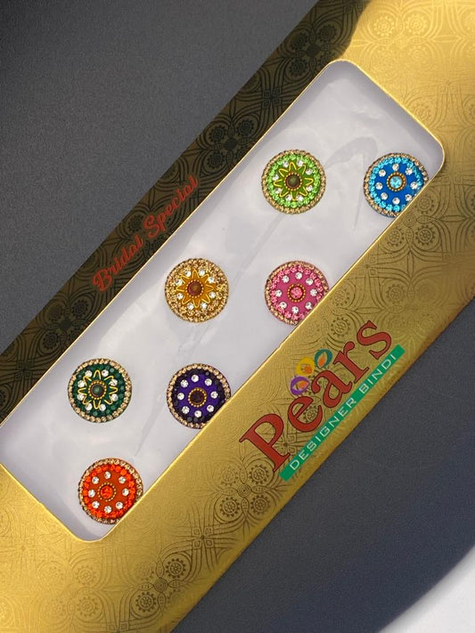 Pears Color Fancy Bindi Card - Product Code: P52