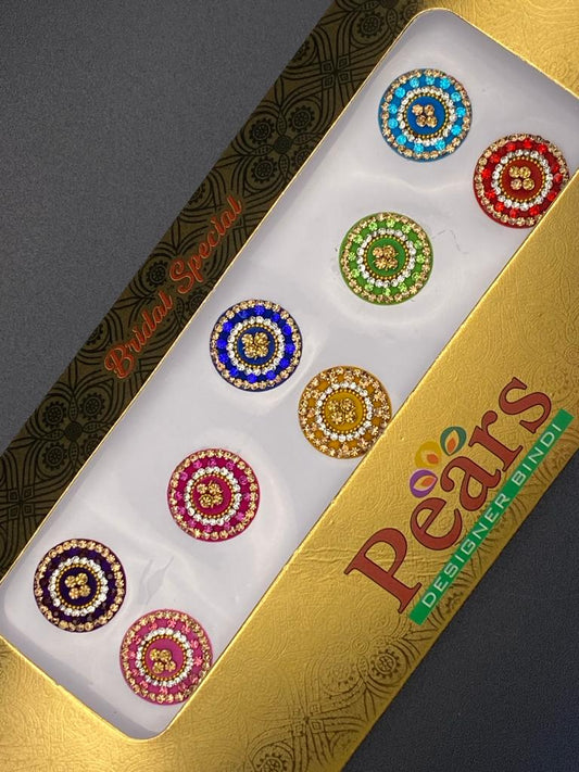 Pears Color Fancy Bindi Card - Product Code: P60