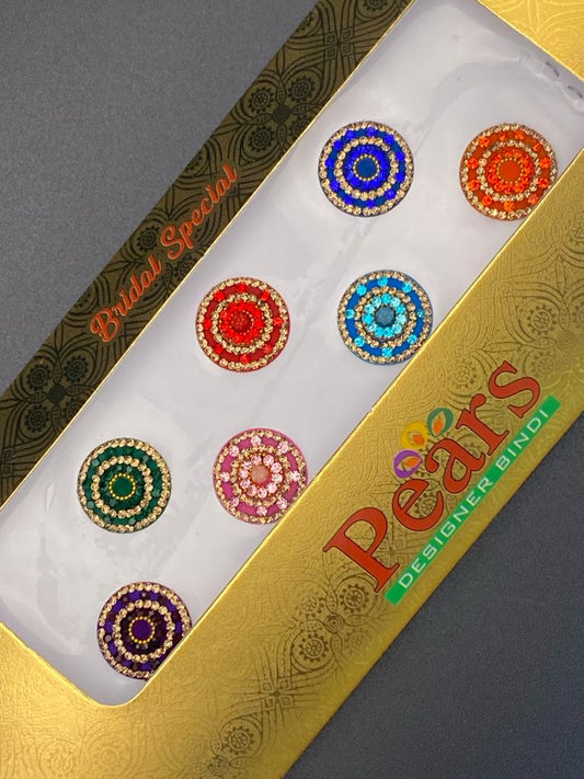 Pears Color Fancy Bindi Card - Product Code: P66