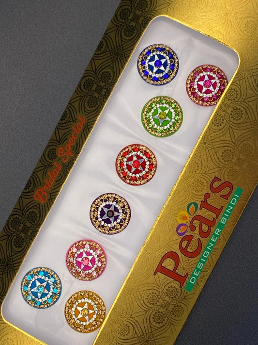 Pears Color Fancy Bindi Card - Product Code: P70