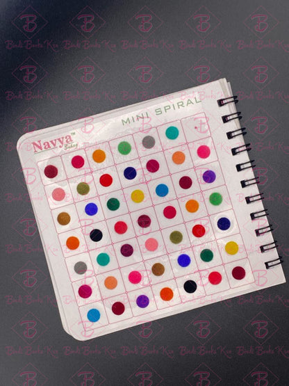 Navya Plain Bindi Book - Parlour Range Size 5 (6Mm)