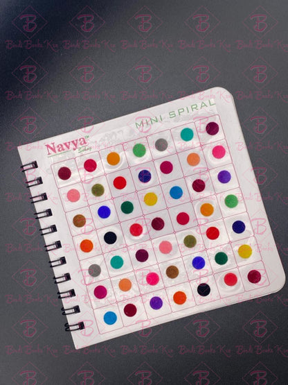 Navya Plain Bindi Book - Parlour Range Size 5 (6Mm)