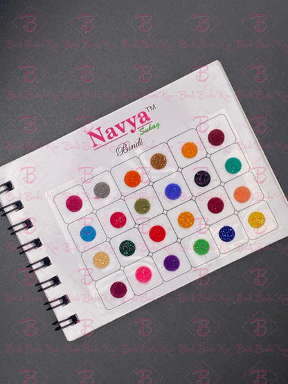 Navya Mini Plain Bindi Book - Size 5 (6Mm In Size)