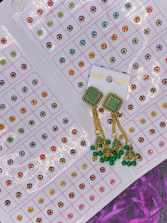 Bindi & Earring combo - RB03