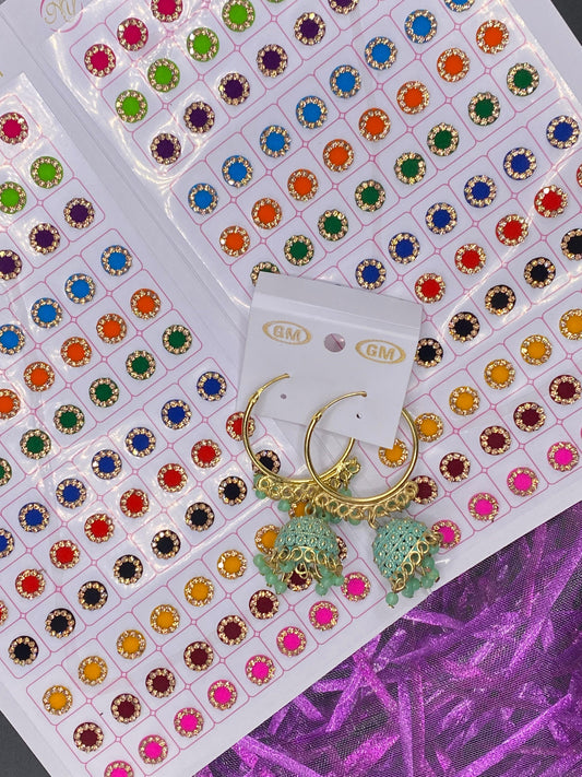 Bindi & Earring combo - RB11