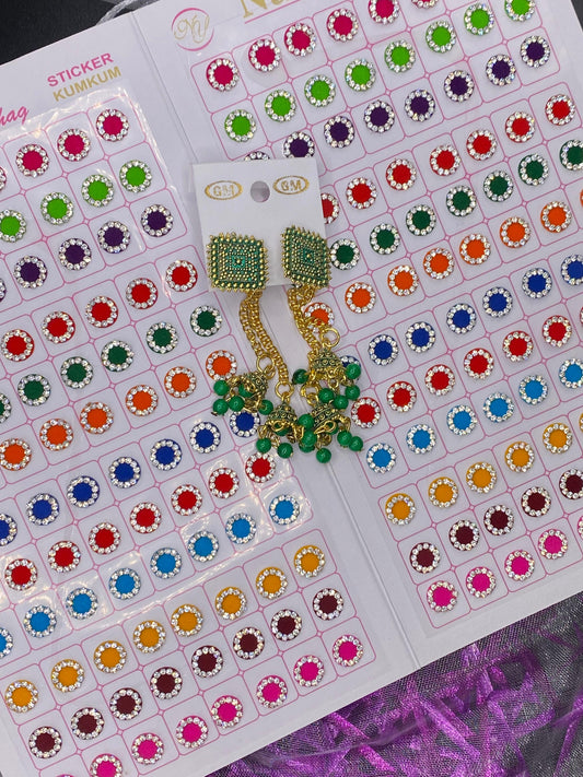 Bindi & Earring combo - RB12