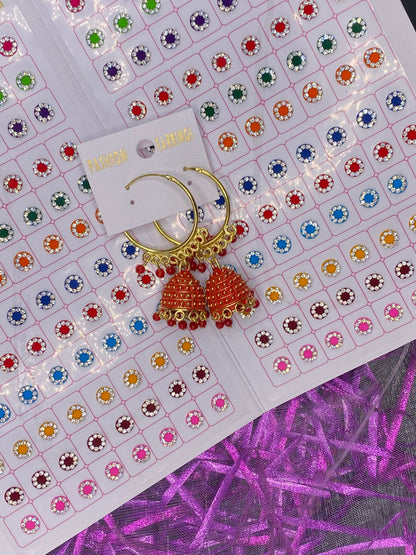 Bindi & Earring combo - RB01