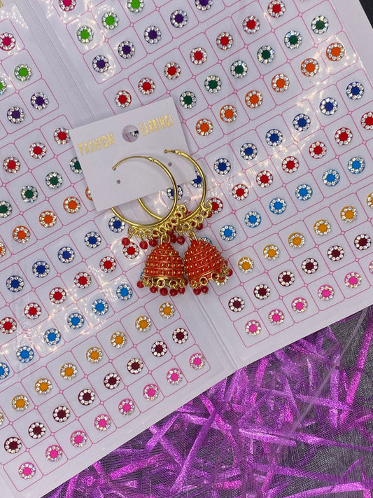 Bindi & Earring combo - RB01