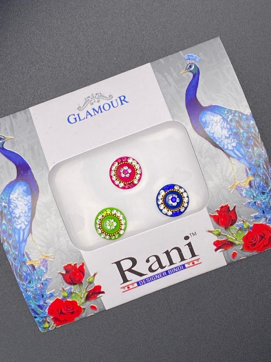 Rani Small Bindi Color Card (Product Code: RCN52)