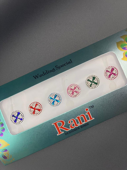 Rani Designer Bindi Color Card - Product Code: RC367