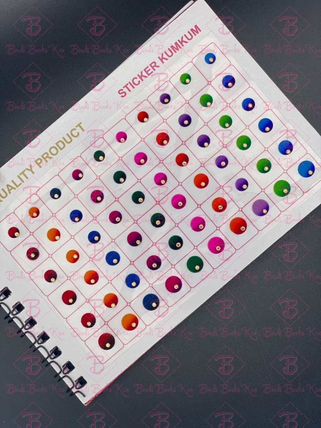 Navya Shaded Gold Border Bindi Book